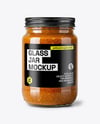 Glass Jar with Meat Ragu Mockup
