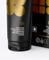 Cosmetic Tube with Box Mockup