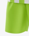 Kids V-Neck Sports Kit Mockup - Half Side View