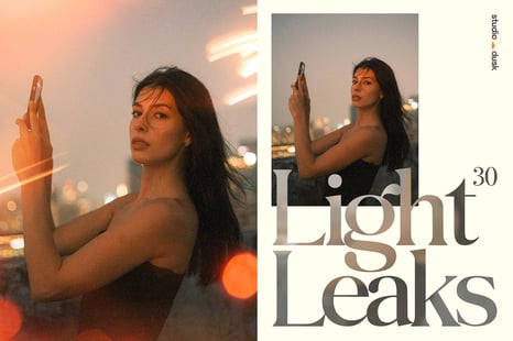 Light Leak Photo Effects - Lens flare overlay