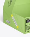 Opened Textured Cake Box Mockup
