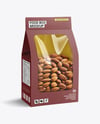 Paper Bag With Almond Nuts Mockup