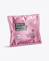Metallic Snack Package Mockup