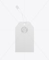Paper Hang Tag Mockup – Front View