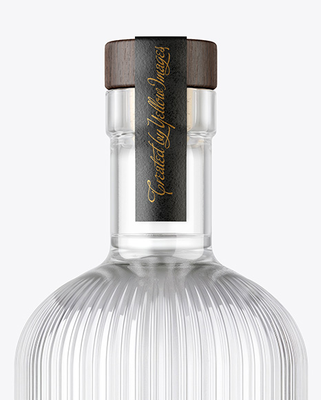 Dry Gin Bottle Mockup
