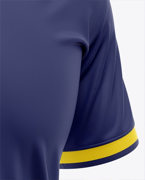 Men's V-Neck Jersey Mockup