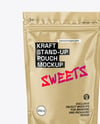 Kraft Stand-Up Pouch Mockup