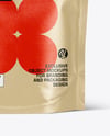 Kraft Stand-Up Pouch Mockup
