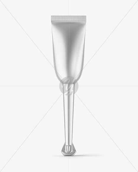 Metallic Cosmetic Tube Mockup