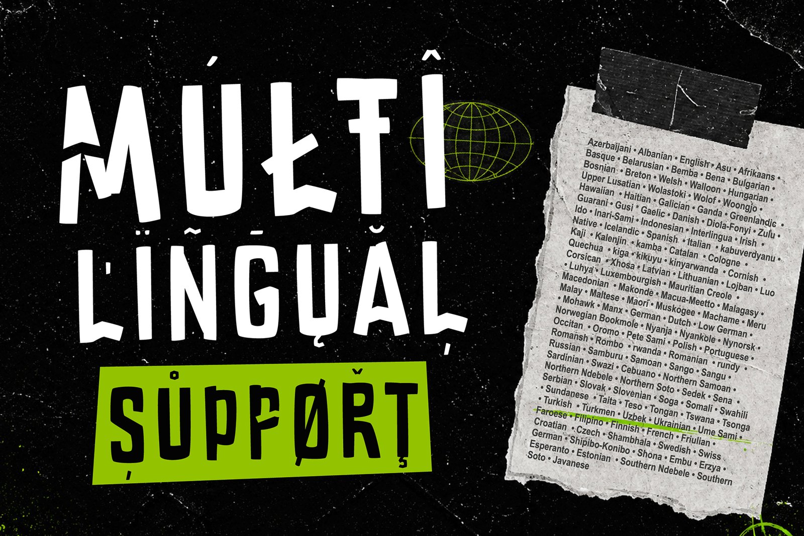 Static Panic – Chaotic Display Font
