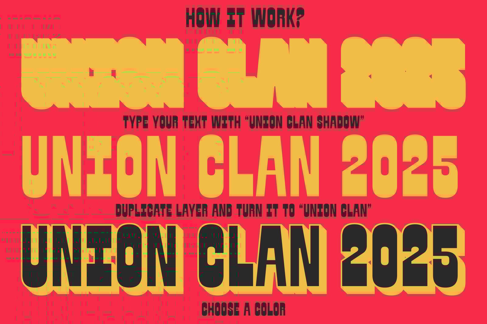 Union Clan Font