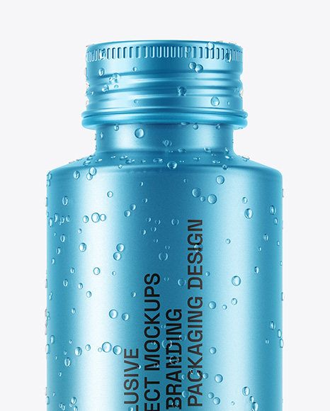 Semi-Transparent Bottle Mockup