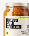 Glass Jar with Meat Ragu Mockup