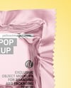 Metallic Lollipop Sachet Mockup