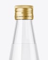 Clear Glass Water Bottle Mockup