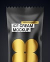 Matte Ice Cream Package Mockup