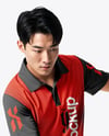 Man Wearing Table Tennis Uniform Mockup