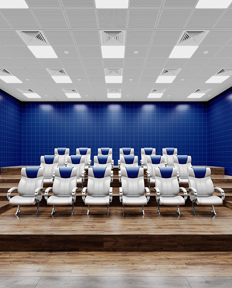 Press Conference Room Mockup