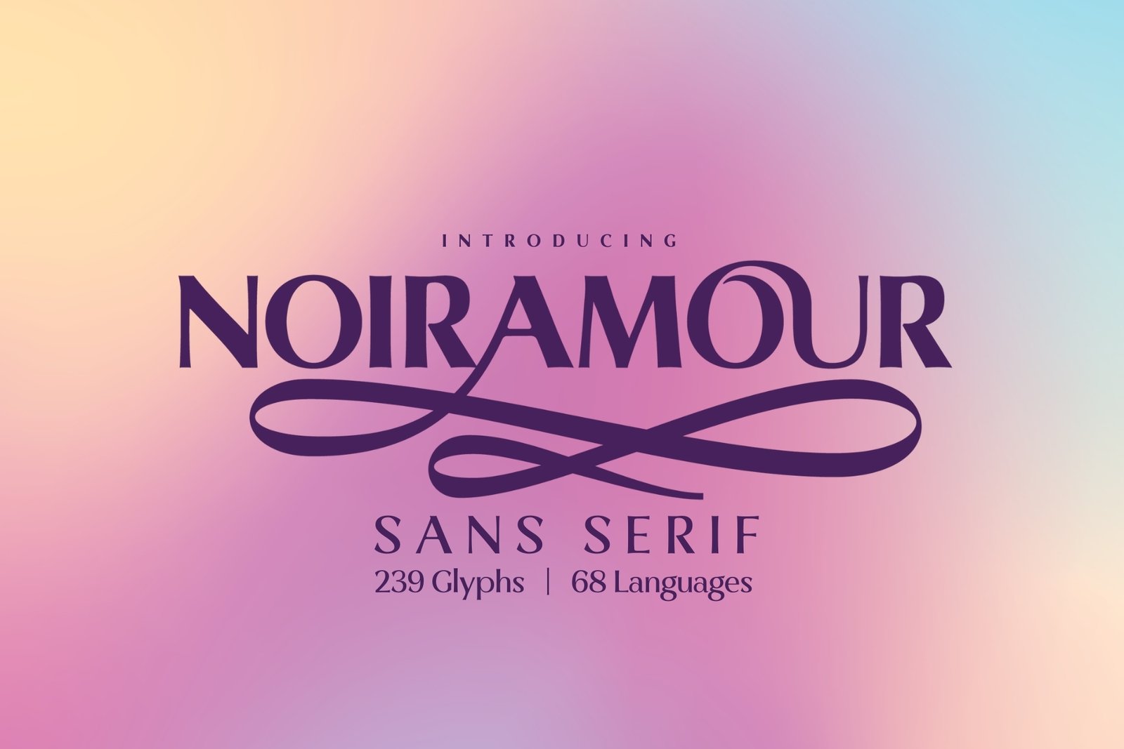 Noir Amour - Sans Serif Typeface