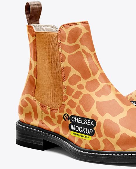 Pair of Chelsea Boots Mockup