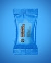 Glossy Wet Wipes Pack Mockup