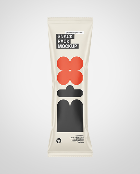 Matte Snack Pack Mockup
