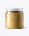 Plastic Jar with Ground Cardamom Mockup