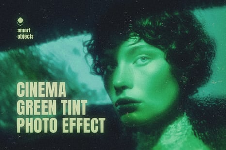 Cinema Green Tint Photo Effect - Instagram story