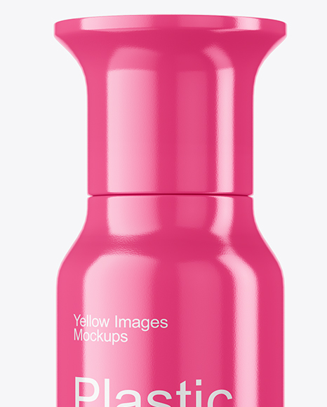 Glossy Cosmetic Bottle Mockup