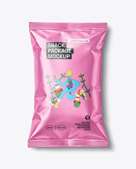 Snack Package Mockup
