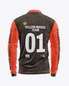 Melange Jersey Mockup - Back View