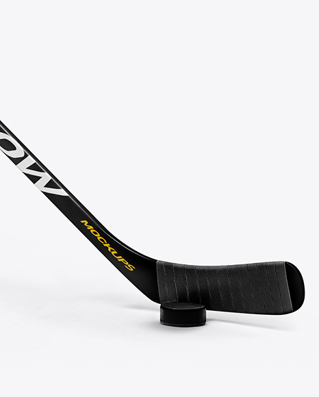 Man Wearing Full Ice Hockey Kit Mockup