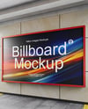 Billboard in the Underground Passage Mockup
