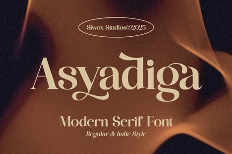 Asyadiga - Modern Serif Font - Magazine font