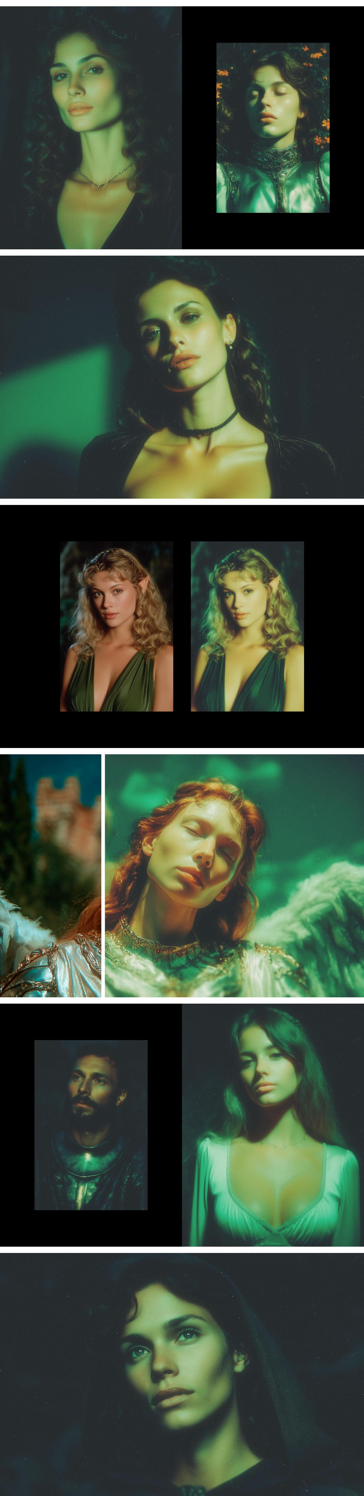 Green Cinematic Photo Effect