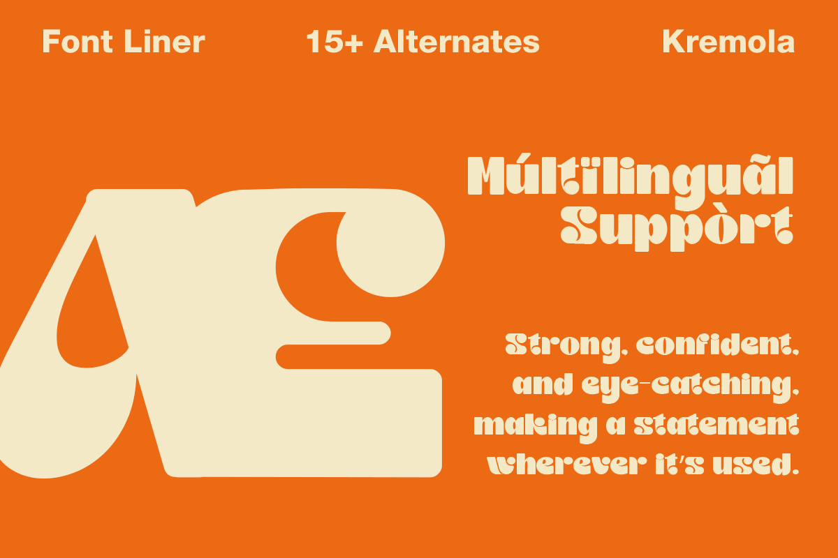 Kremola - Display Sans Font
