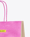 Kraft Paper Bag with Handles Mockup