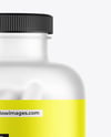 Frosted Pills Bottle Mockup