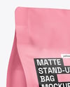 Matte Coffee Bag Mockup