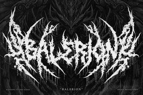Balerion | The Ultimate Death Metal Font - Fonts