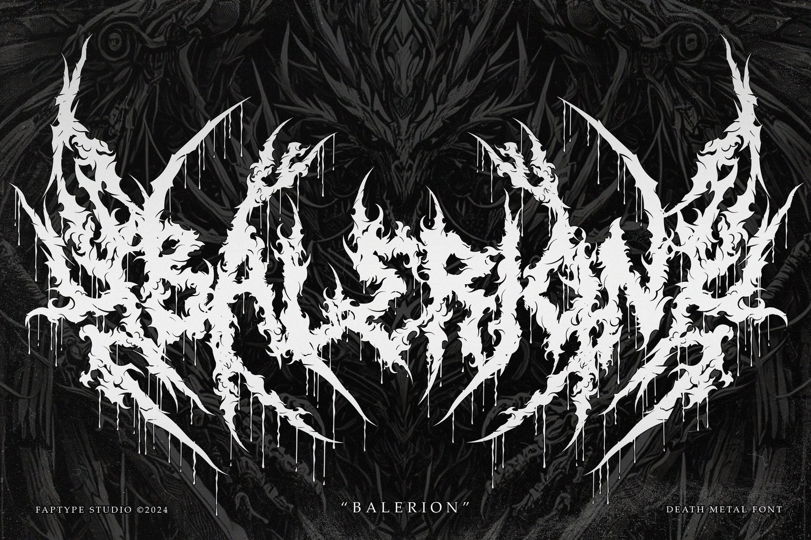 Balerion | The Ultimate Death Metal Font