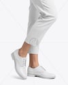 Derby Shoes on Woman's Legs Mockup