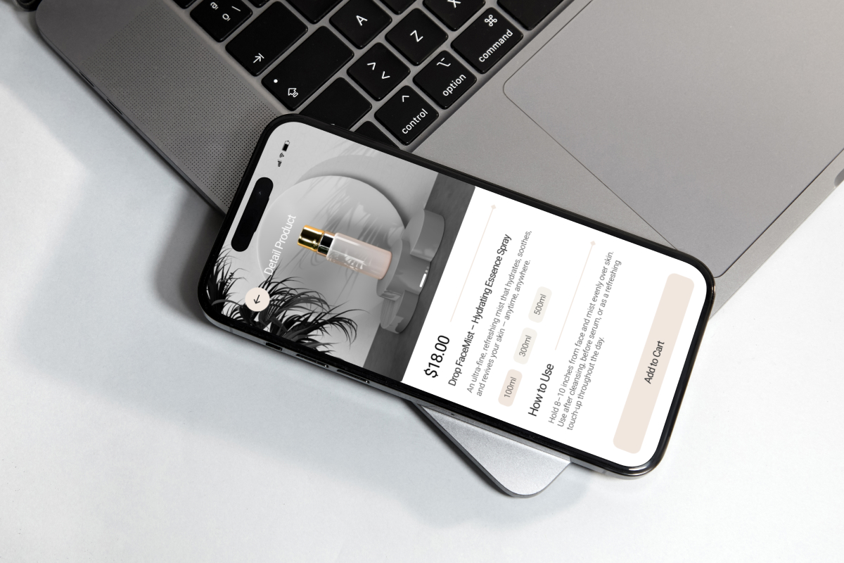 Seriss – Skincare &amp; Beauty App UI Design Template