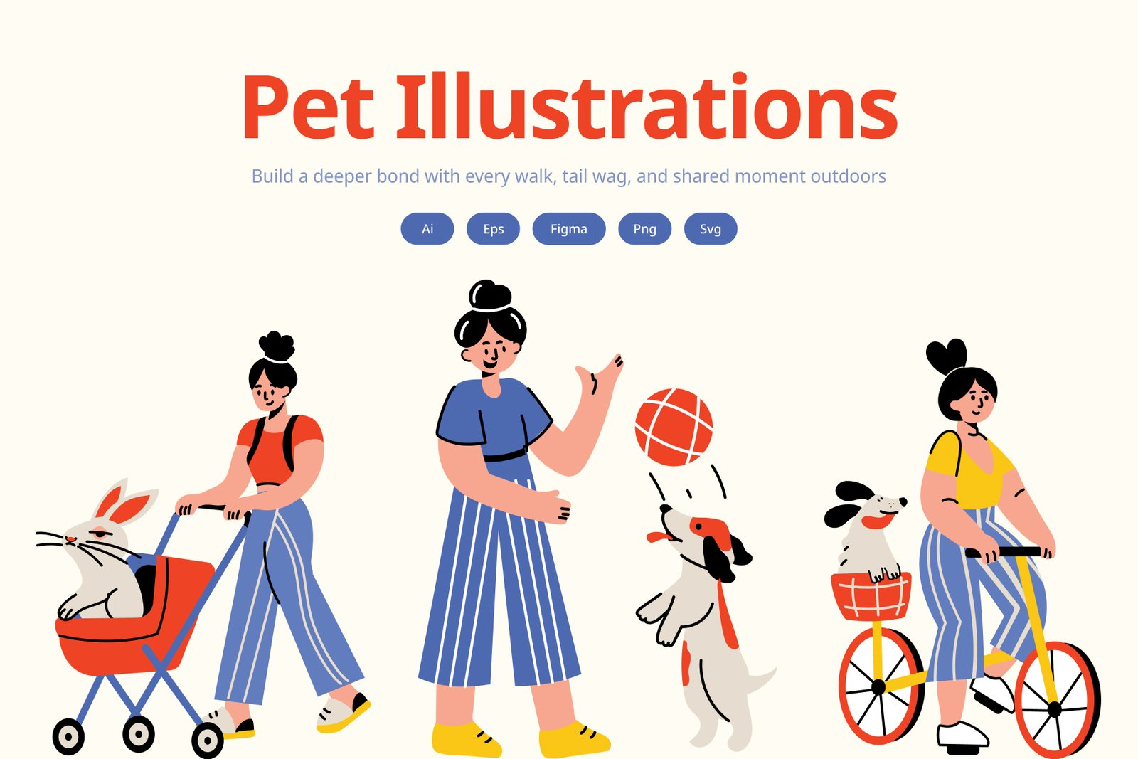 Pet Illustrations Art Set