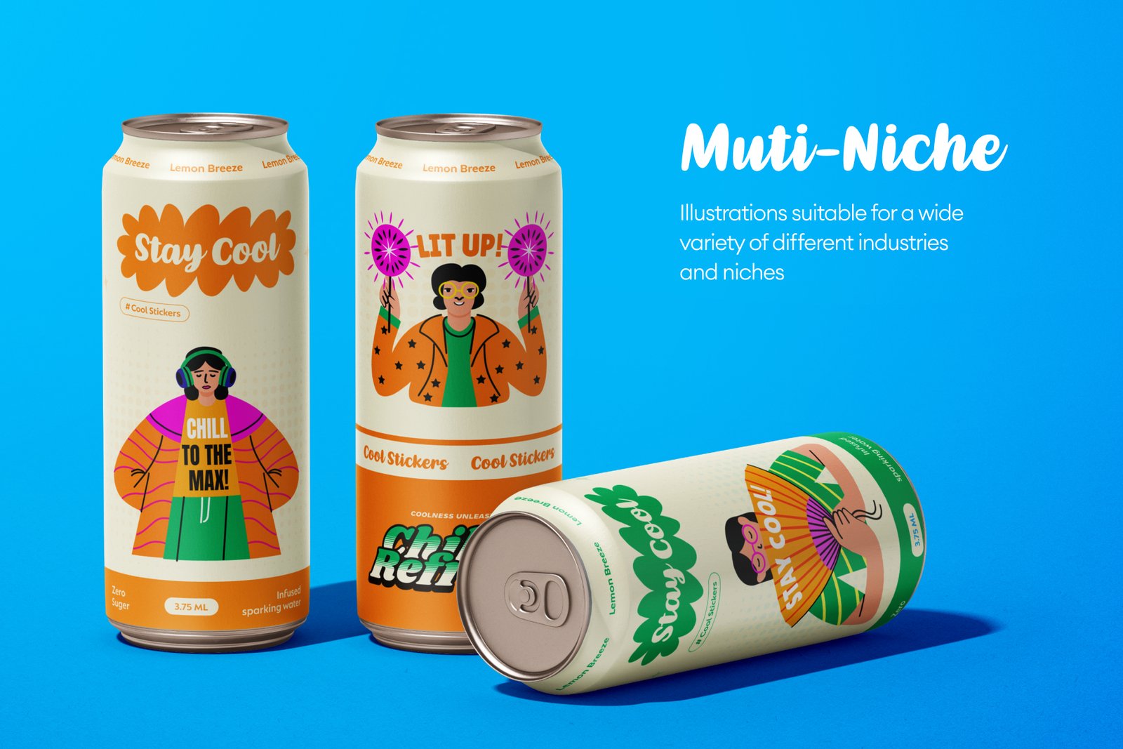 Cool Stickers Set