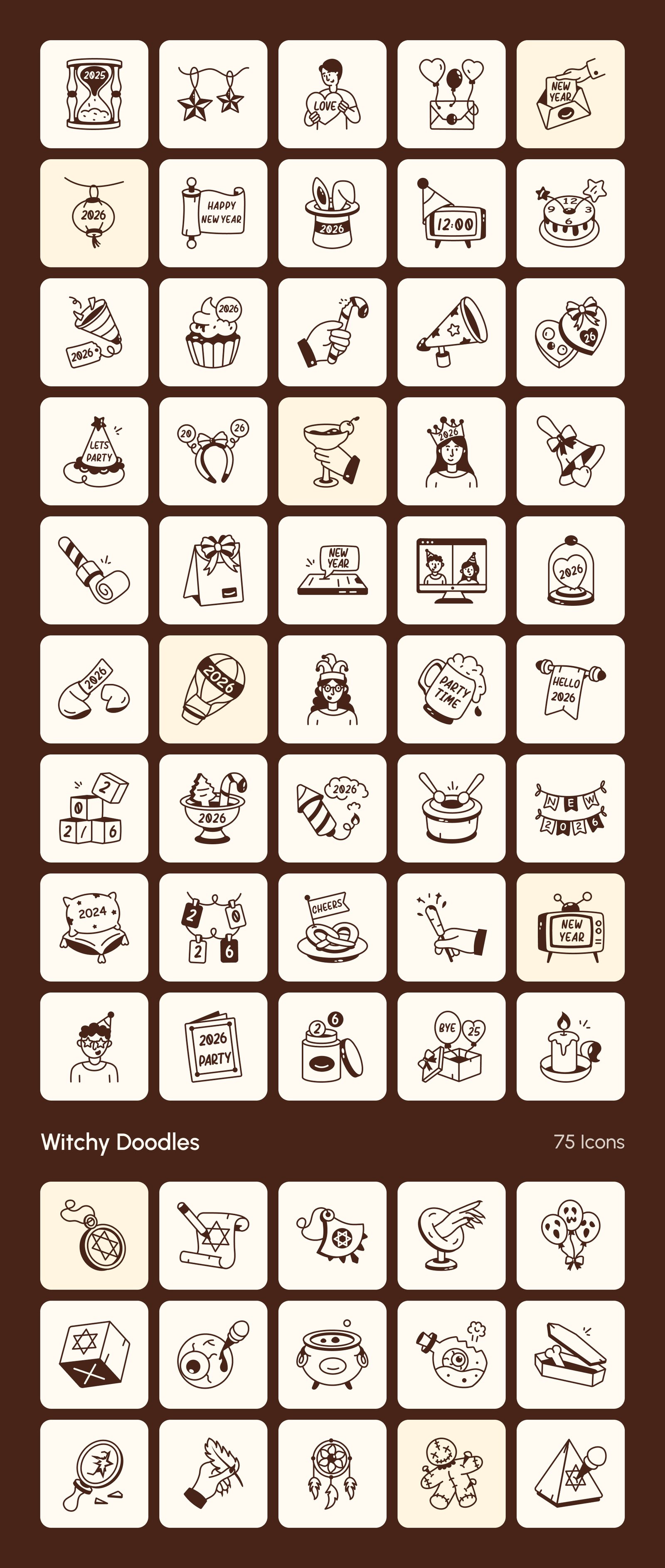Universal Doodle Icons