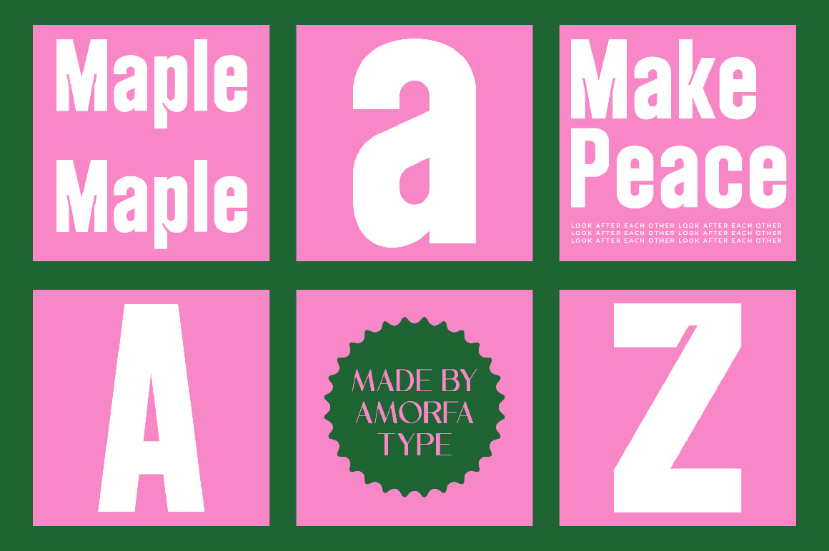 Maple Sunhill Modern Sans Display