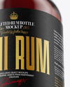Crafted Rum Bottle Mockup