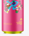 550ml Matte Aluminium Drink Can Mockup