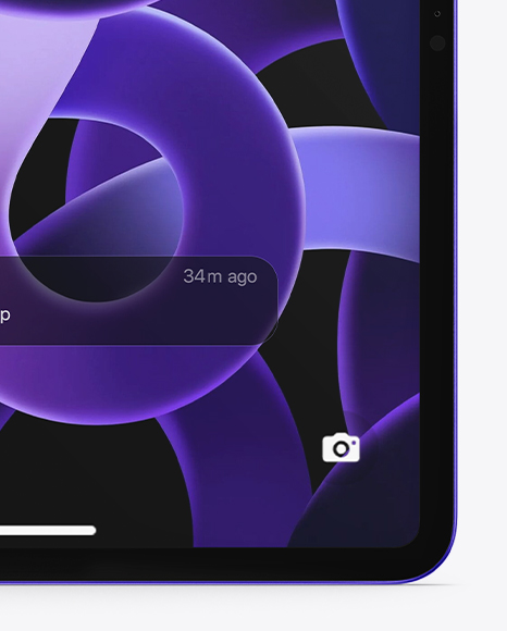 iPad Pro Vertical Mockup – Front View